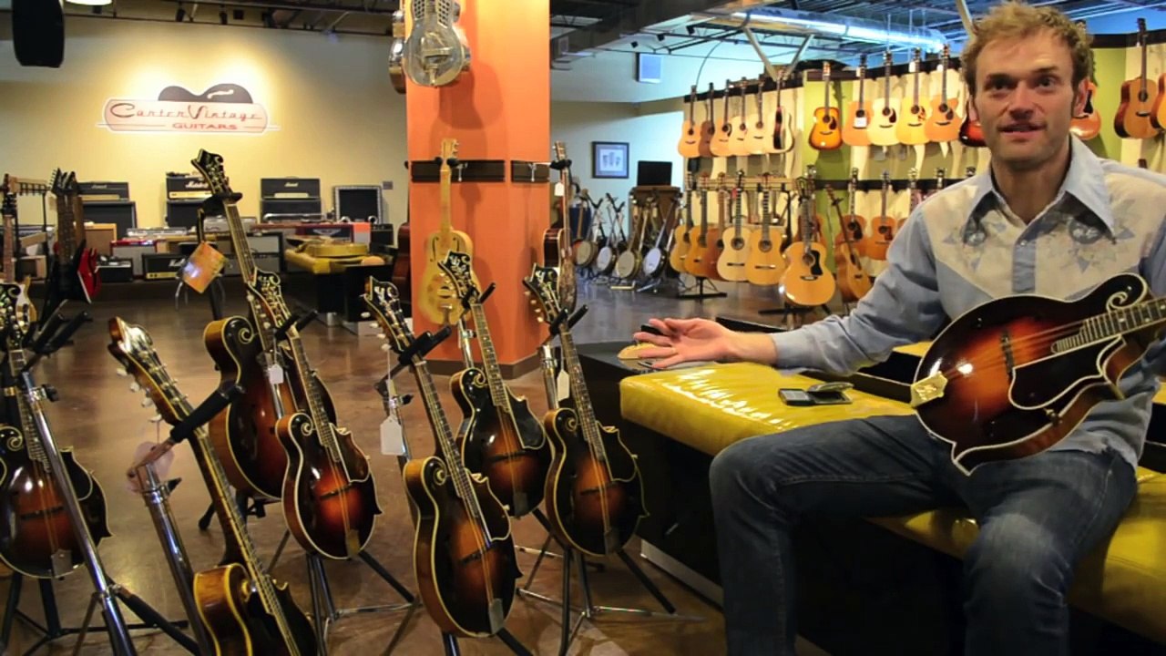 Carter Vintage Guitars Chris Thile Two 1927 Gibson Fern Mandolins