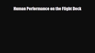 [PDF] Human Performance on the Flight Deck [PDF] Full Ebook