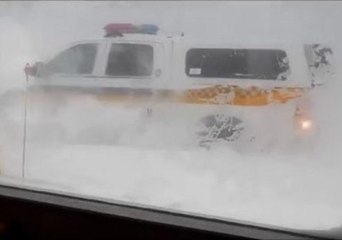 Blizzard Bests Quebec Police Pickup