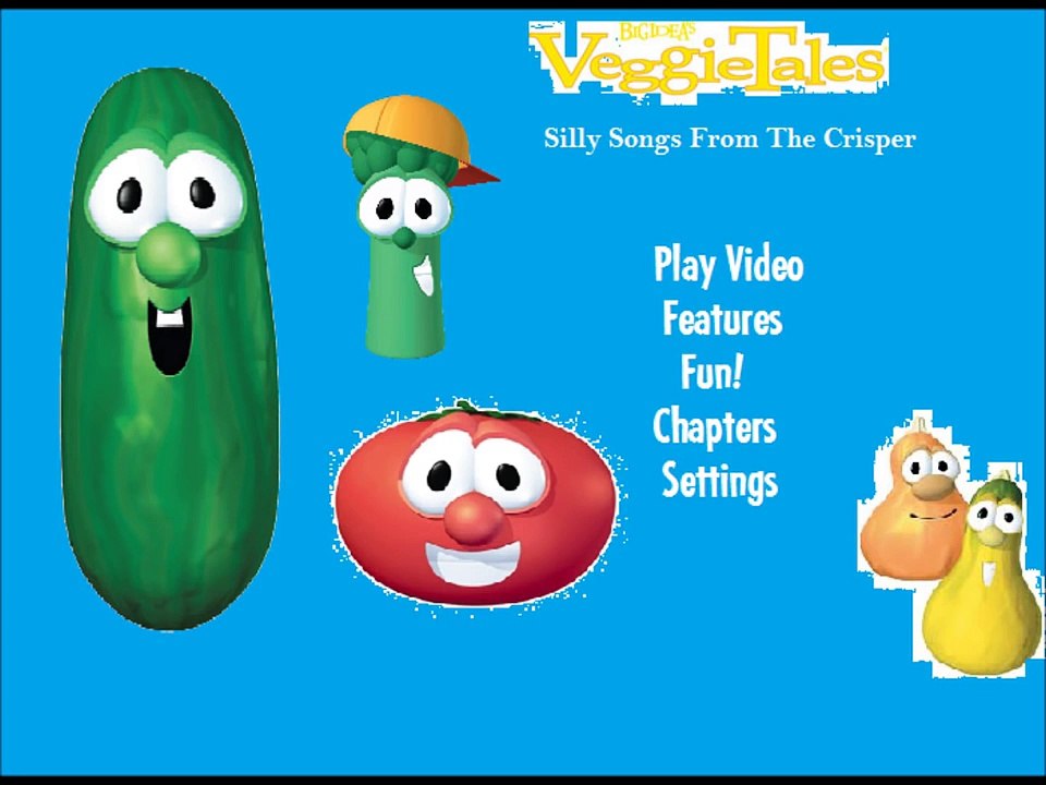 VeggieTales Silly Songs From The Crisper DVD Menu (Fake, Good User)