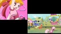 My Little Pony/PPGZ Opening Comparison (Split Screen Test)