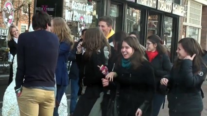 Funny Scary Snowman Prank Boston