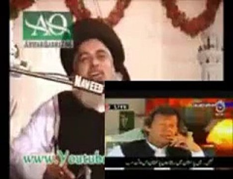 Molvi Khadim Hussain Badly Abusing Imran Khan on His Statement About Mumtaz Qadri