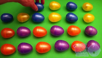 Learn Patterns with Surprise Eggs! Opening Surprise Eggs filled with Toys! Lesson 13
