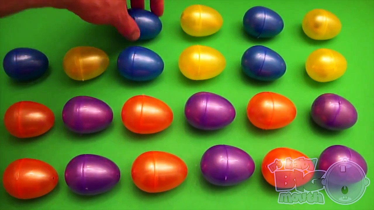 Learn Patterns with Surprise Eggs! Opening Surprise Eggs filled with Toys! Lesson 13