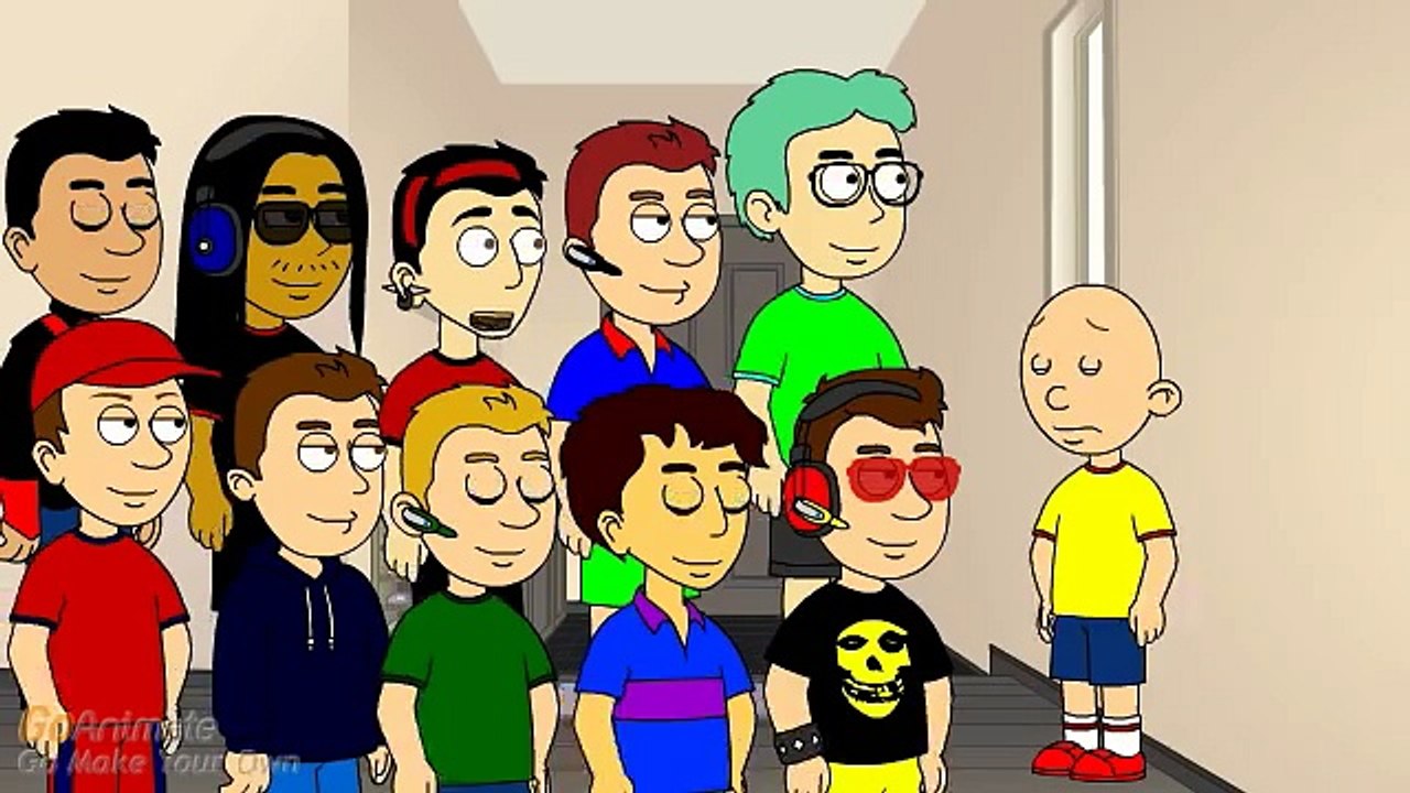 Caillou misbehaves with the Special Guest/grounded