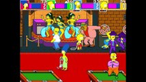The Simpsons Arcade Game - Stage 4 - Moes Tavern
