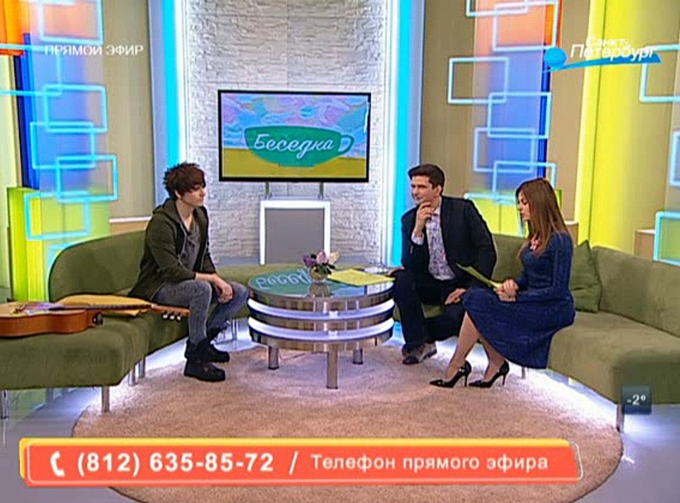 Александр Бон в программе «Беседка» (ТВ «Санкт-Петербург», СПб, 3.03.2016)