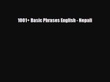 PDF 1001+ Basic Phrases English - Nepali Ebook