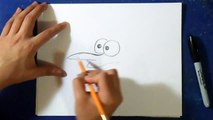 Cómo dibujar al Dr doofenshmirtz Phineas y Ferb - How to draw Phineas and ferb