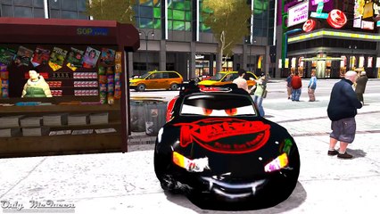 CRAZY EVIL MCQUEEN JUMPS !! Lightning McQueen Custom jump from the sky