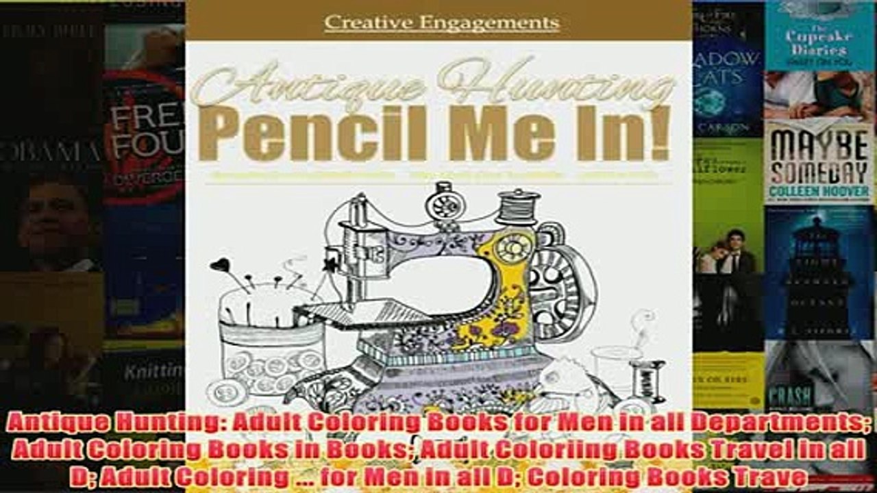 Download PDF  Antique Hunting Adult Coloring Books for Men in all Departments Adult Coloring Books in FULL FREE