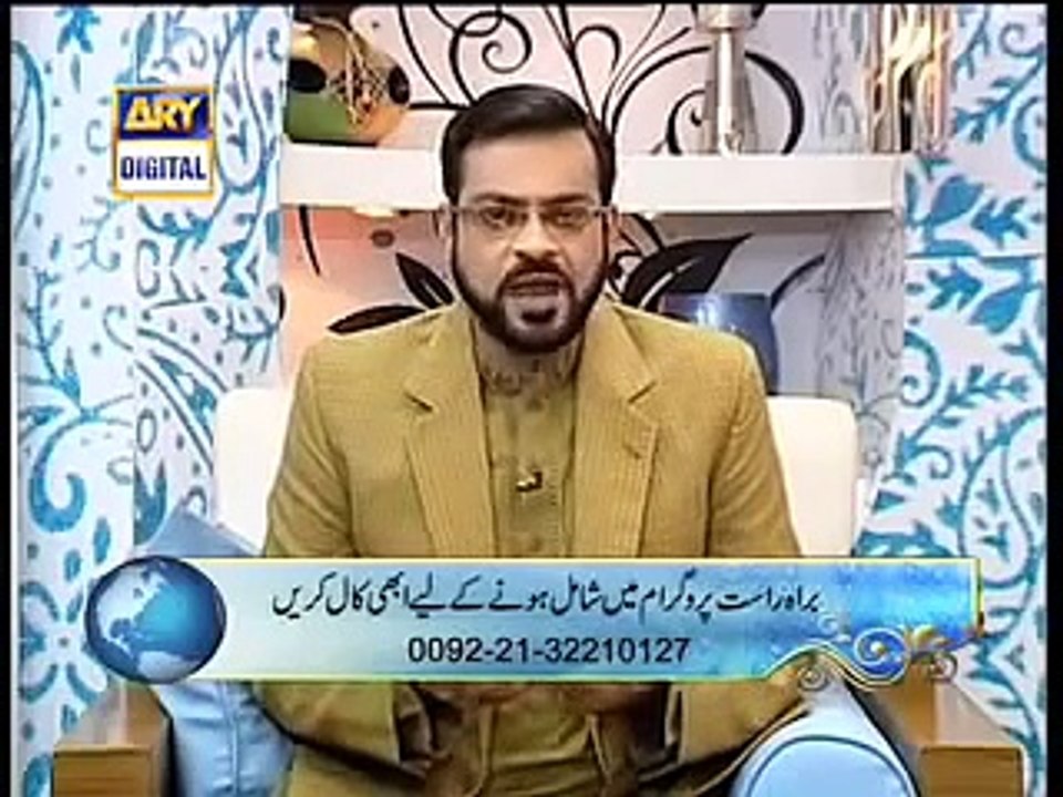 Dr Aamir liaquat Hussain about Mumtaz Qadri, Rehman Malik & Pakistani News