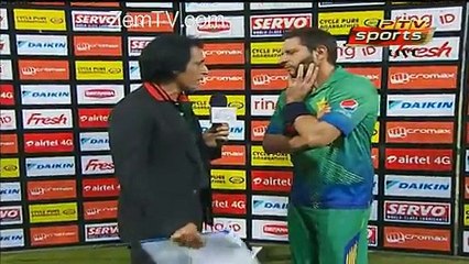 Tears in the Eyes of Shahid Afridi After Losing the Match