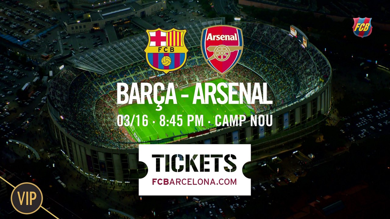 Barça – Arsenal: live the most exclusive experience. Tickets available.