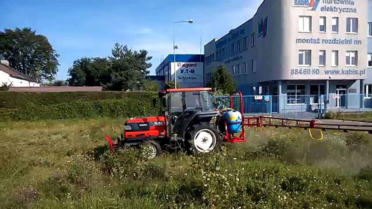 Opryskiwacz Biardzki 200L KUBOTA GL 241 traktorek japonski.www.traktorki-japonskie.waw.pl