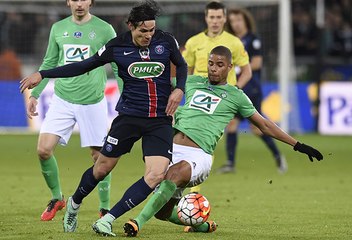 Coupe de France, 1/4 de finale : AS Saint-Etienne - Paris-SG (1-3), les buts