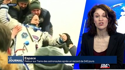 Retour sur Terre des astronautes après un record de 340 jours