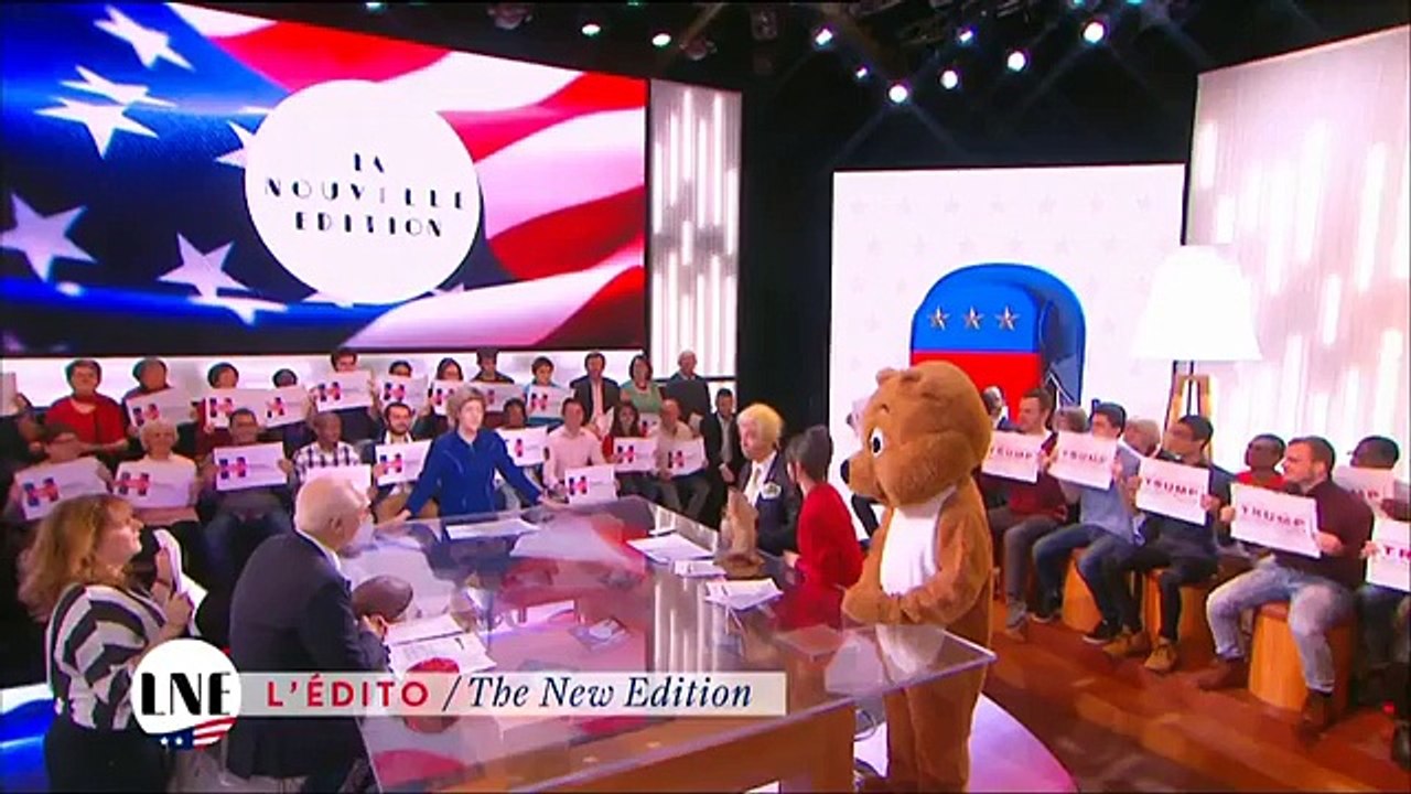 Daphné Bürki se déguise en Hillary Clinton dans La Nouvelle Édition