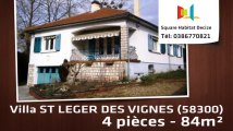 A vendre - Maison/villa - ST LEGER DES VIGNES (58300) - 4 pièces - 84m²