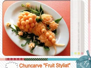 Chuncarve Fruit Platter Collection-จัดจานผลไม้และผัก