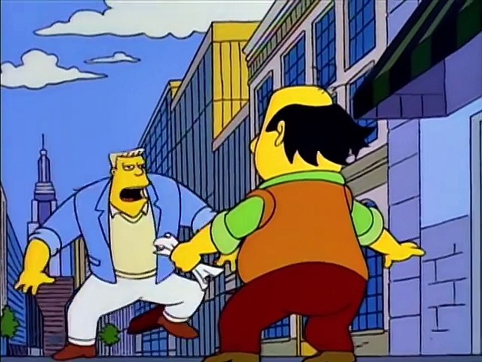 The Simpsons - Rainier Wolfcastle Your shoe's untied!
