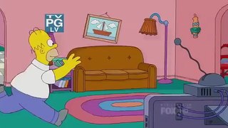 The Simpsons Couch Gag With iPhone
