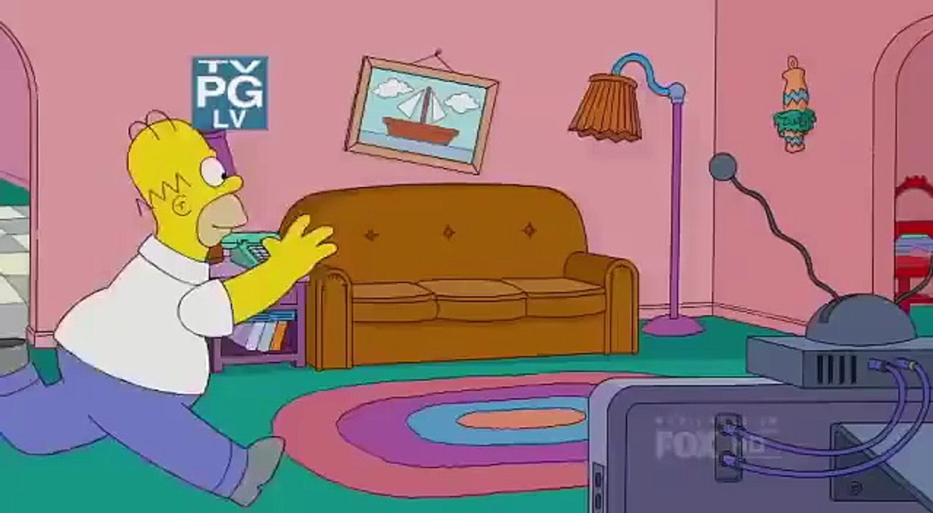 The Simpsons Couch Gag With iPhone