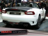 Abarth 124 Spider en direct du salon de Genève 2016