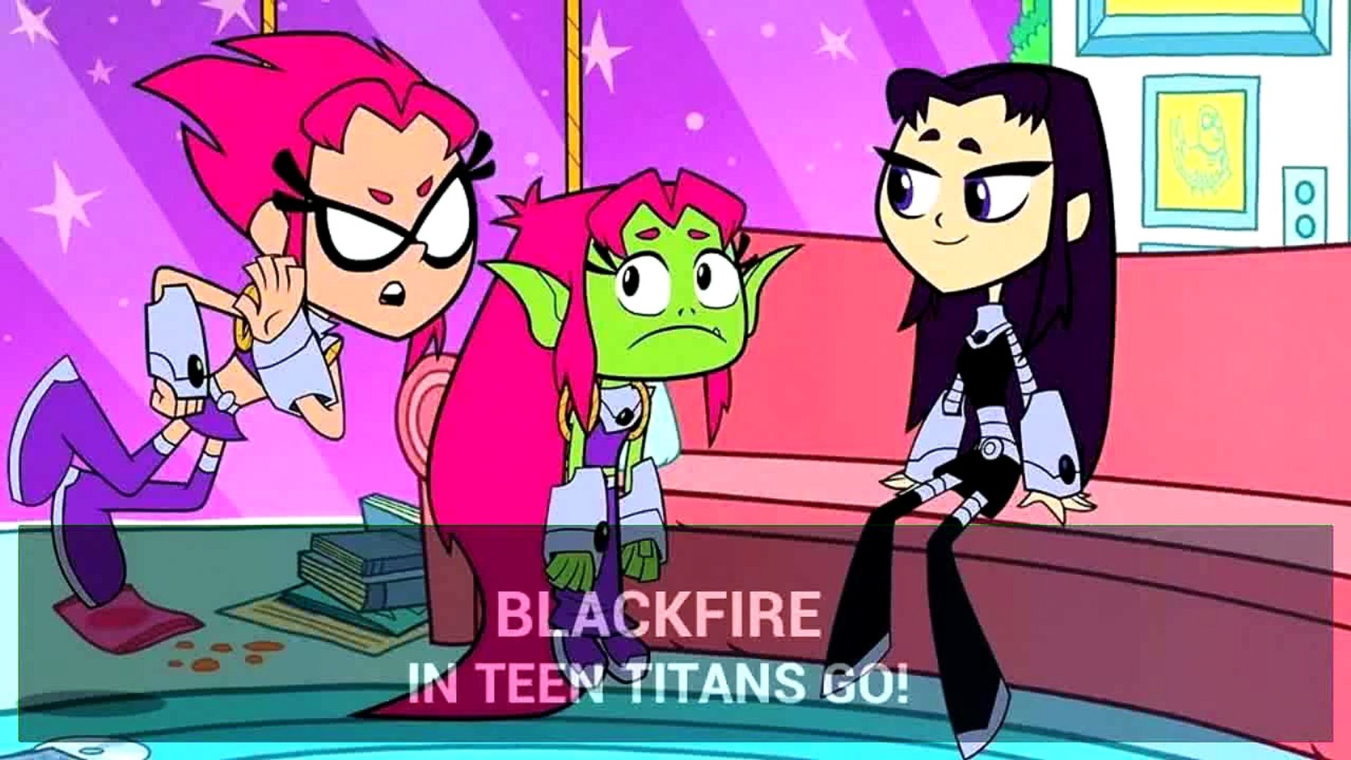 Teen Titans Go Starfire And Black Fire