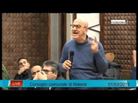 #matera2019 - consiglio comunale 01 03 2016 Salvatore Adduce