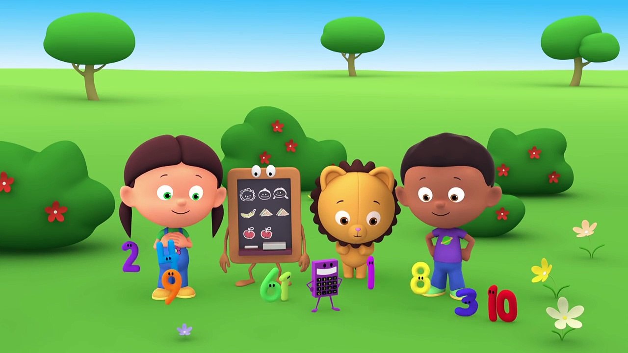 Развивающий мультик про цифры Считаем с Полой. Учимся считать. Цифра 5