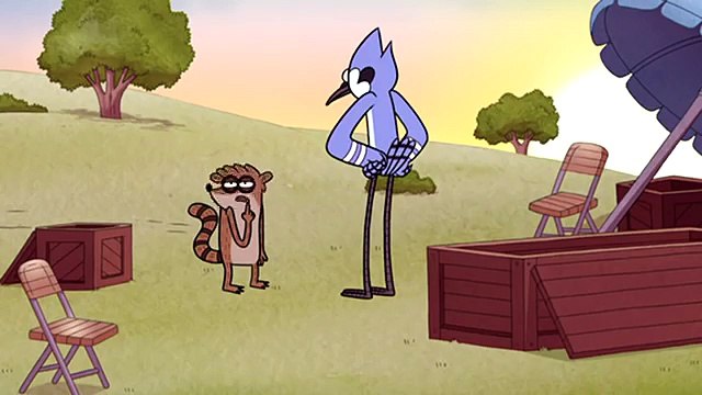 Regular Show Mordecai and Rigby Down Under Episode Clip