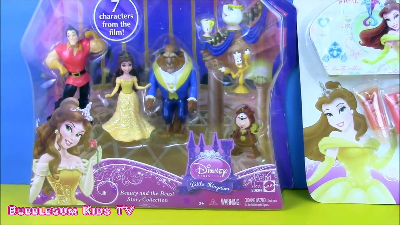 Disney Little Kingdom Story Set - Beauty and the Beast and Disney Princess Belle Beauty Bag!