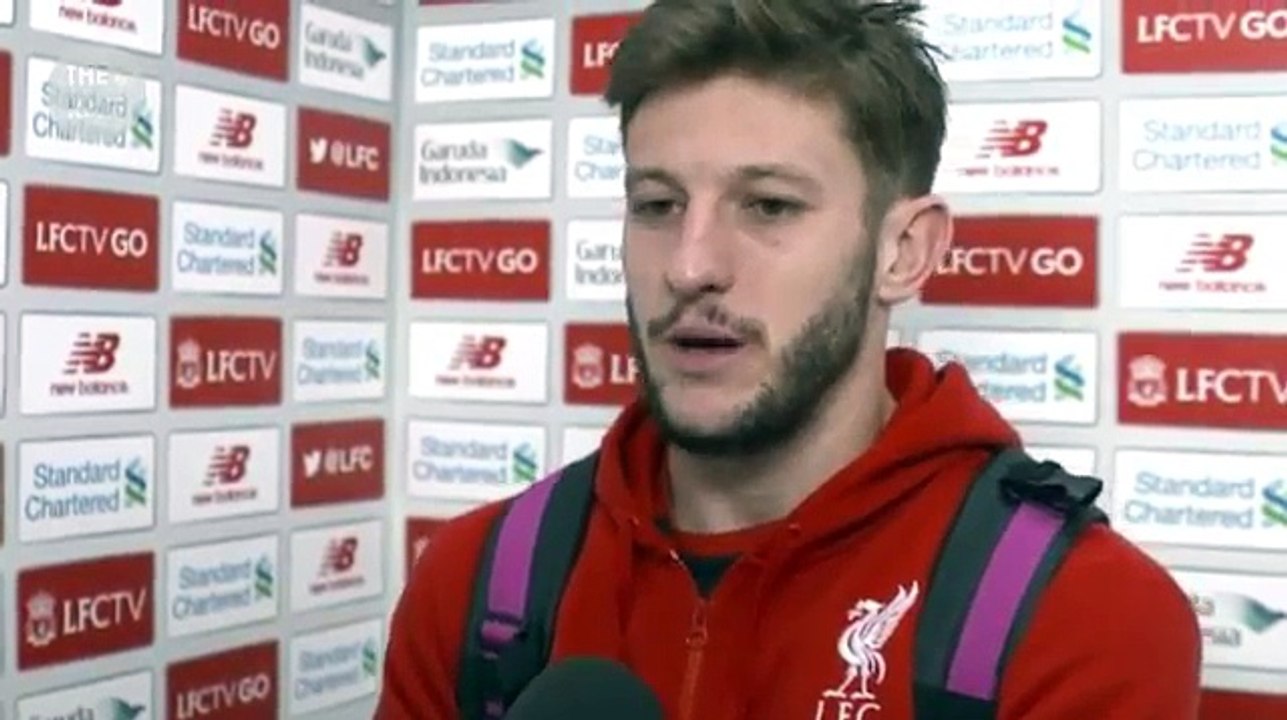 Liverpool 3-0 Manchester City - Adam Lallana post-match interview