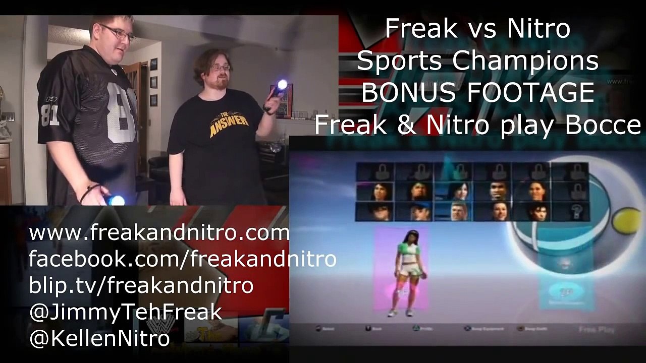 Playstation Move Marathon: Sports Champions BONUS (bocce part 1) for YouTube