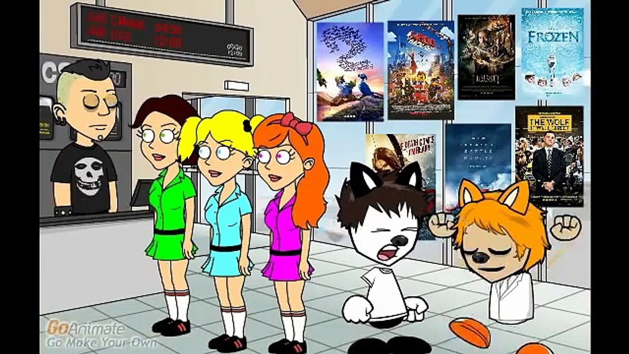 The Powerpuff Girls go to the movies