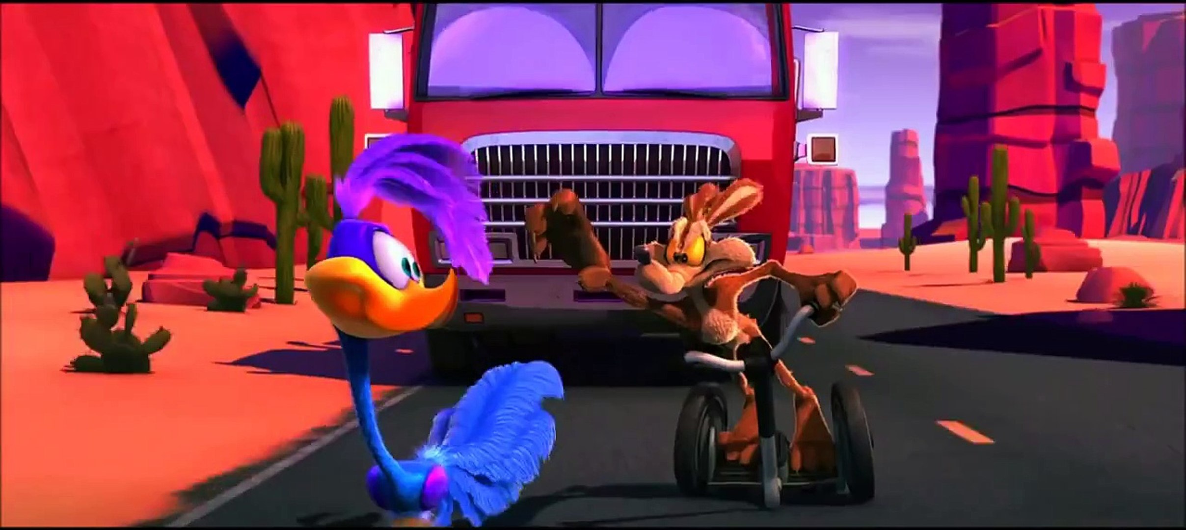 Roadrunner And Wile E Coyote Falling