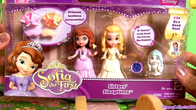 Princess Sofia the First SLEEPOVER Slumber Party with Amber - Disney Princesita Sofía Pijamada Real