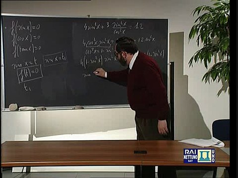 Corso propedeutico di Matematica - Lez 38 - Disequazioni trigonometriche