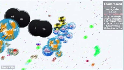 Agar.io PRO Gameplay | Clan Gameplay | Awesome Funny moments | Insane splitrunning