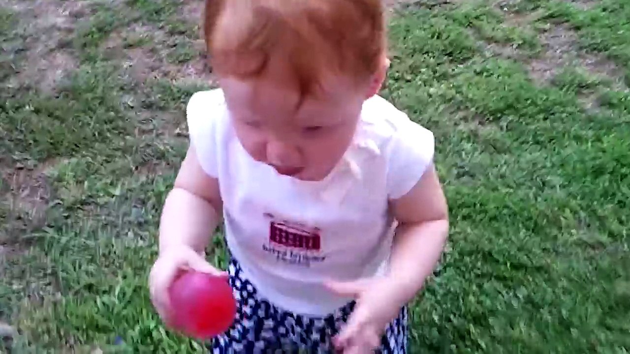 Water Balloon Attacks Child