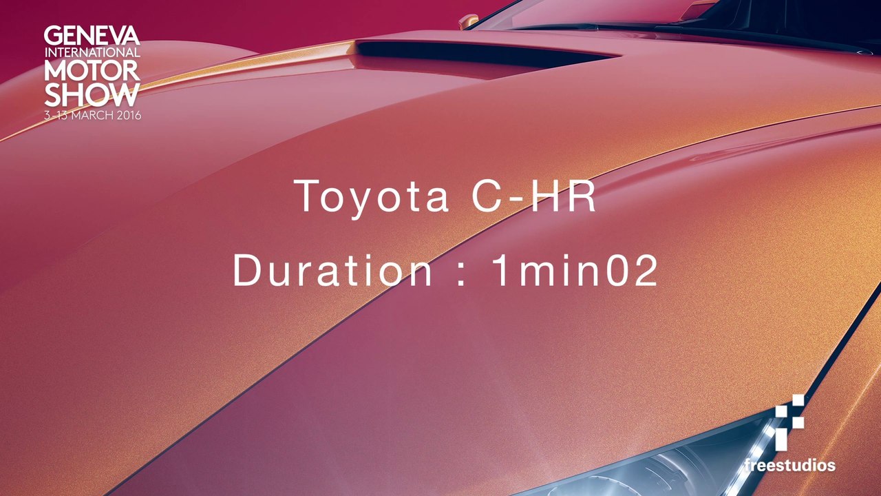 Toyota C-HR Live Al Salone di Ginevra 2016