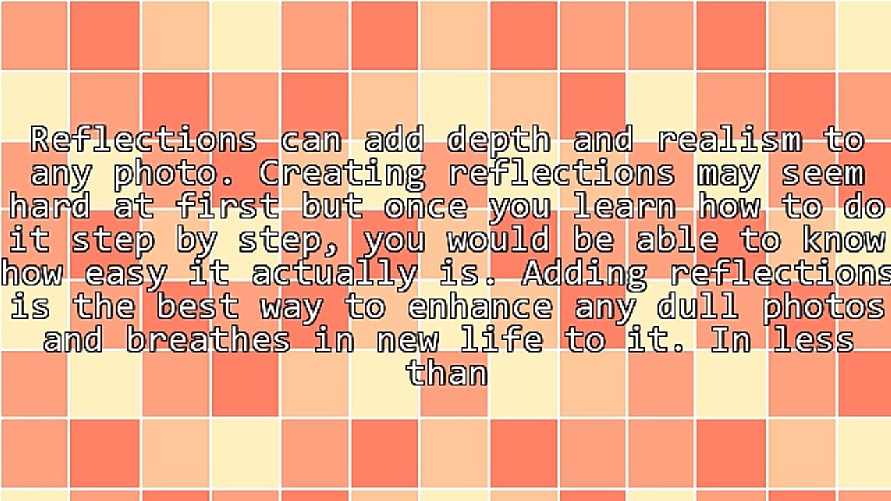 Image Retouching 101: Enhancing Your Images With The Reflection Tool