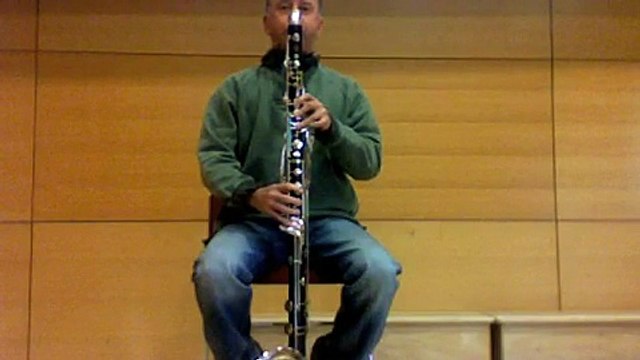 Mark Buckingham Flintstones Theme Bass Clarinet solo