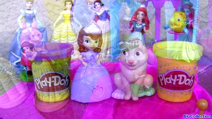 下载视频: Play Doh Sofia the First with Clover and Peppa Pig Nickelodeon Disney Junior Make Play Dough Amulet