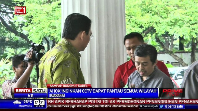 Ahok Minta Pemasangan CCTV Kualitas Tinggi