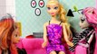Frozen Elsas WILD Hair Makeover Barbie Chalk Coloring Monster High Disneys Princess Anna Dolls