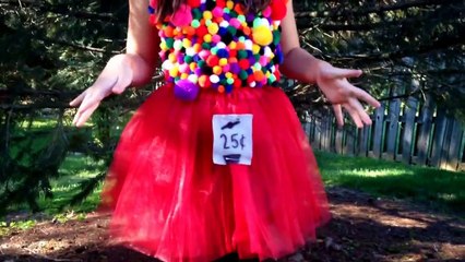 DIY gumball machine costume!