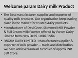 skimmed milk powder param Dairy